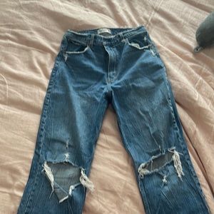 Abercrombie 90s Straight Ultra High Rise Jeans